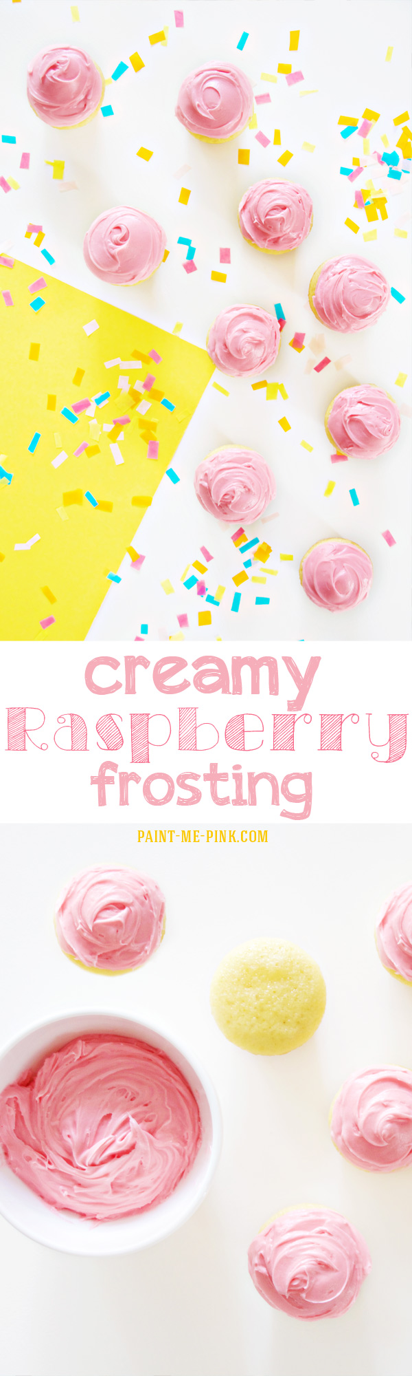 Creamy Raspberry Frosting! Paint Me Pink.com