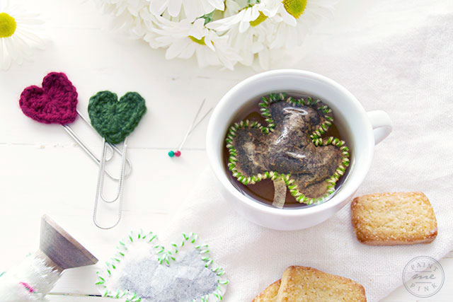 St. Patricks Day Three Leaf Clover Tea Bag DIY