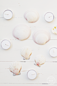 DIY Seashell Candles