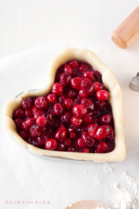 Cranberry Heart Pies