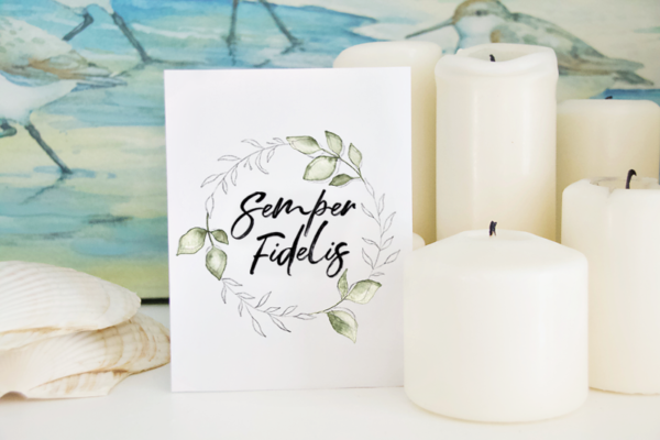 Semper Fidelis Printable - Paint Me Pink