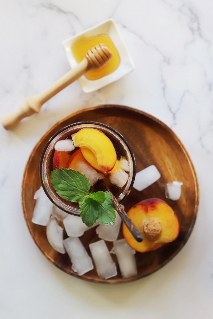 The BEST Peach Iced Tea  4 Ingredients and easy to make!